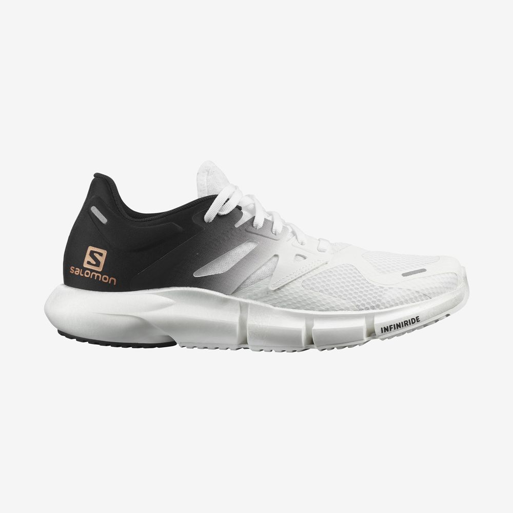 Salomon Singapore Mens Running Shoes - PREDICT 2 White / Black | 02954-LFXE